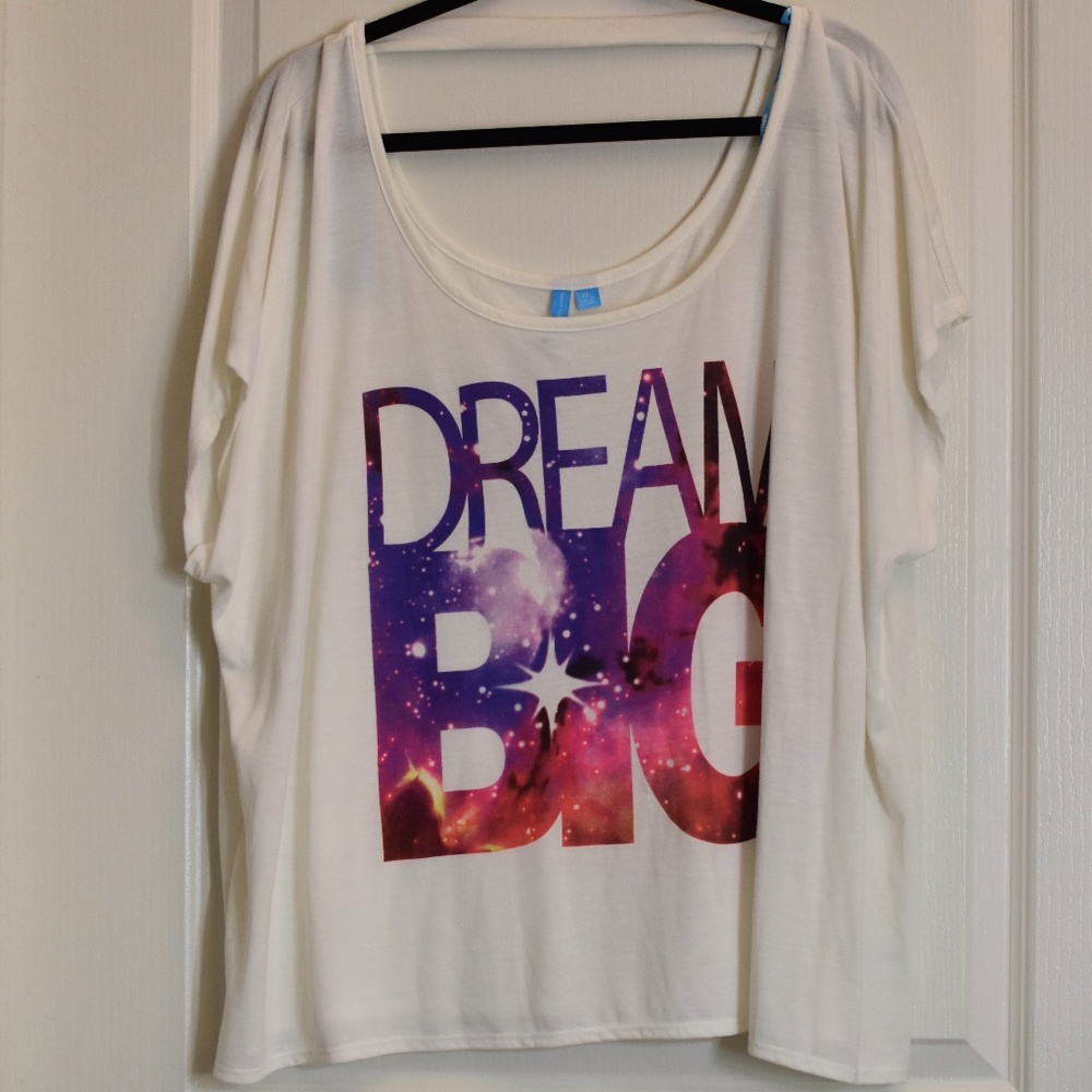 Juniors Galaxy Graphic Top